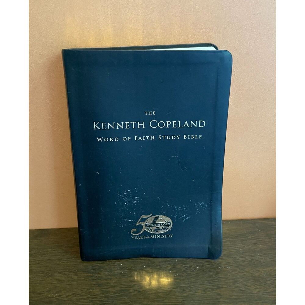 Kenneth Copeland Word of Faith Study Bible 50th Anniversary MEV Leather Look